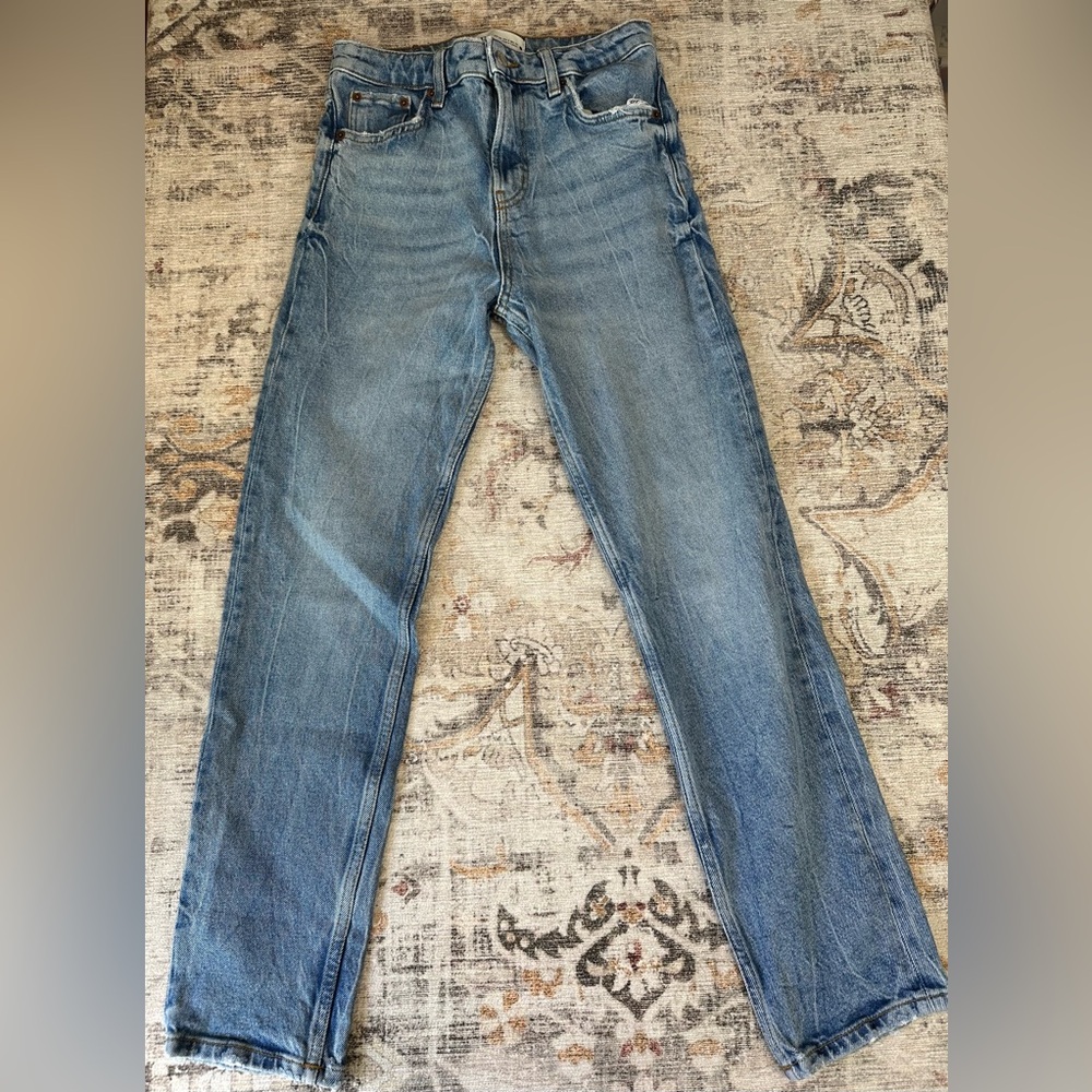 Zara High Waist Slim Jeans